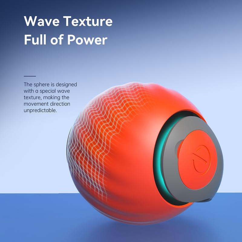 Exciting Electric Rolling Toy Ball for Pets - Rechargeable Interactive Fun for Cats and Dogs, Perfect New Year Gift!