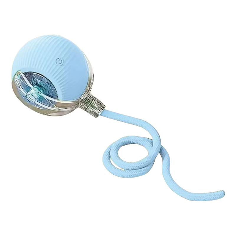 Interactive Agile Cat Ball: The Ultimate Motion-Activated Toy for Indoor Cats with Elastic Mesh Tail