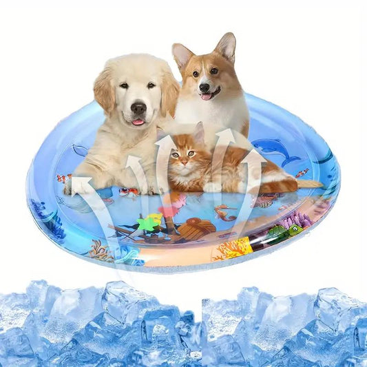 Luxurious Inflatable Water Sensory Bed for Pets