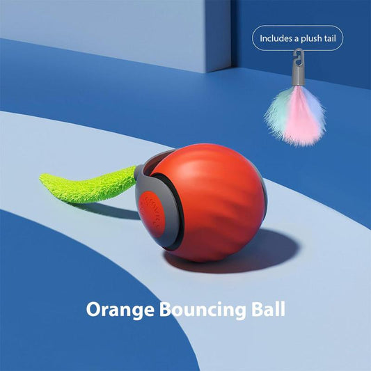 Exciting Electric Rolling Toy Ball for Pets - Rechargeable Interactive Fun for Cats and Dogs, Perfect New Year Gift!